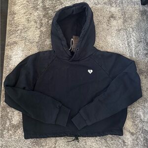 Women’s Best Black Cropped Hoodie